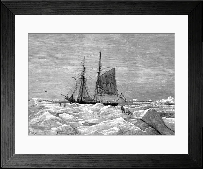 Framed Print : The Dutch Arctic Exploration Ship Willem Barents, 1878 Framed Print : The Dutch Arctic Exploration Ship Willem Barents, 1878