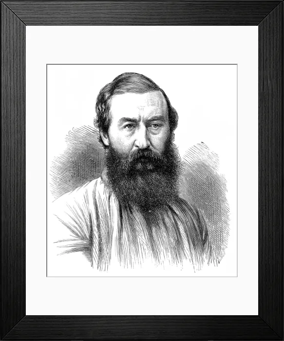 Framed Print : Sir Samuel Baker (1821-1893)
