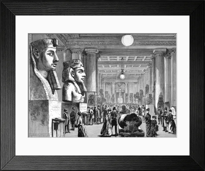 Framed Print : The British Museum, 1890