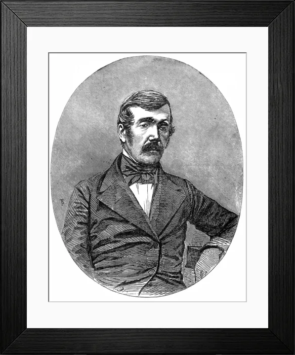 Framed Print : Dr. David Livingstone (1813-1873)