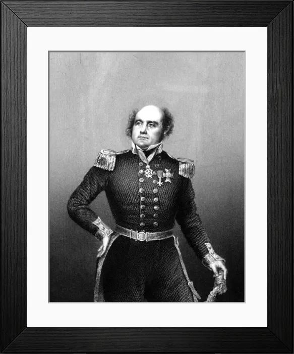 Framed Print : Captain Sir John Franklin (1786-1847) Framed Print : Captain Sir John Franklin (1786-1847)