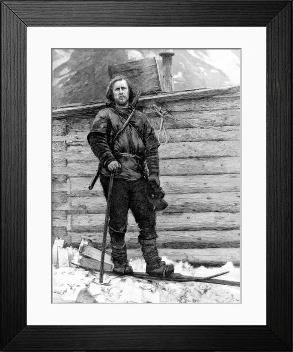 Framed Print : Fridtjof Nansen, Franz Josef Land, 1896 Framed Print : Fridtjof Nansen, Franz Josef Land, 1896
