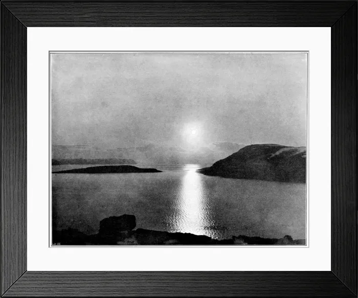 Framed Print : The Midnight Sun, Hammerfest, Norway, 1897 Framed Print : The Midnight Sun, Hammerfest, Norway, 1897