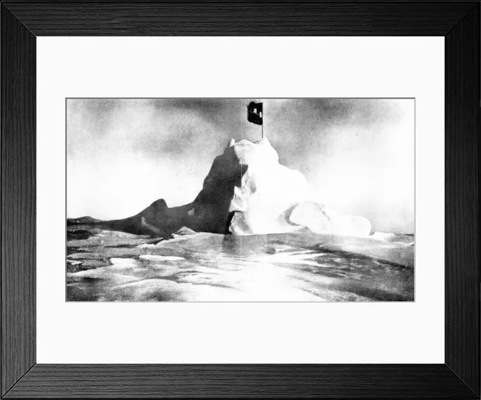 Framed Print : The Flag of the United States of America at the North Pole Framed Print : The Flag of the United States of America at the North Pole