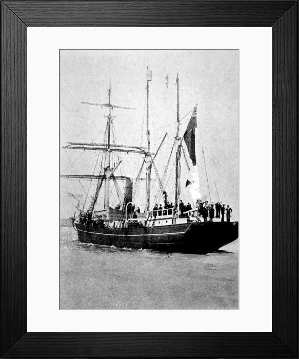 Framed Print : The Nimrod returning from Antarctica, 1909 Framed Print : The Nimrod returning from Antarctica, 1909