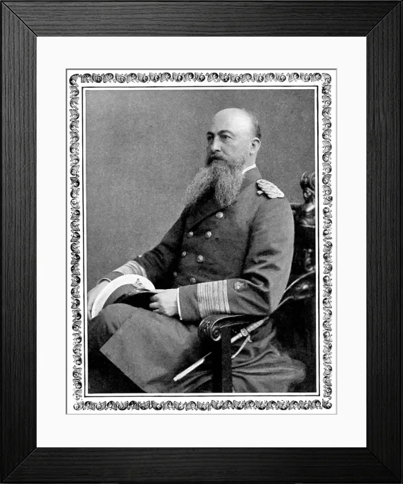 Framed Print : Admiral Alfred Friedrich von Tirpitz (1849-1930)
