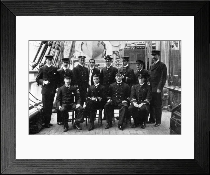 Framed Print : The Officers and Scientists of the National Antarctic Expedition