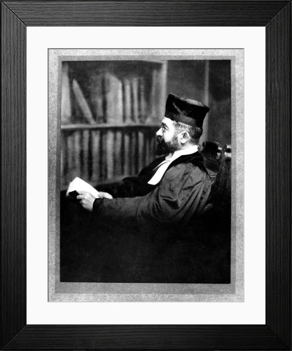 Framed Print : Dr. Joseph Herman Hertz (1872-1946) Framed Print : Dr. Joseph Herman Hertz (1872-1946)