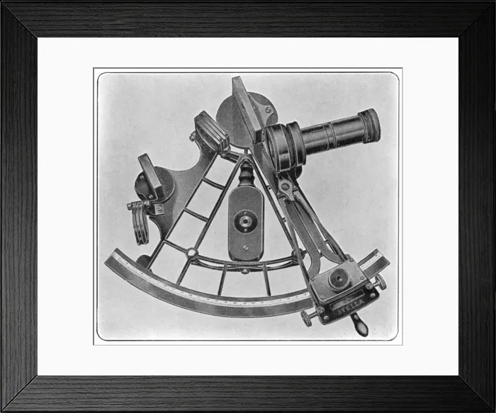 Framed Print : A Sextant, 1912 Framed Print : A Sextant, 1912
