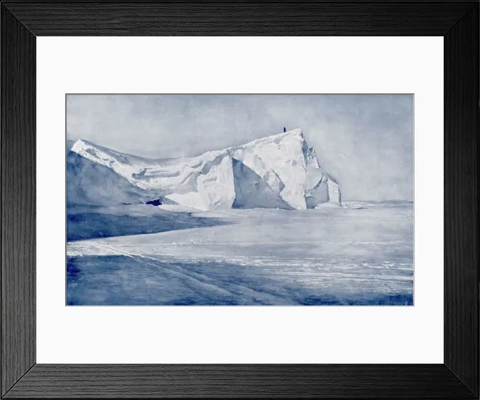 Framed Print : The Great Ice Barrier, Antarctica, 1911 Framed Print : The Great Ice Barrier, Antarctica, 1911