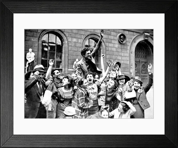 Framed Print : Students celebrating the winner of the Prix de Rome, Paris Framed Print : Students celebrating the winner of the Prix de Rome, Paris