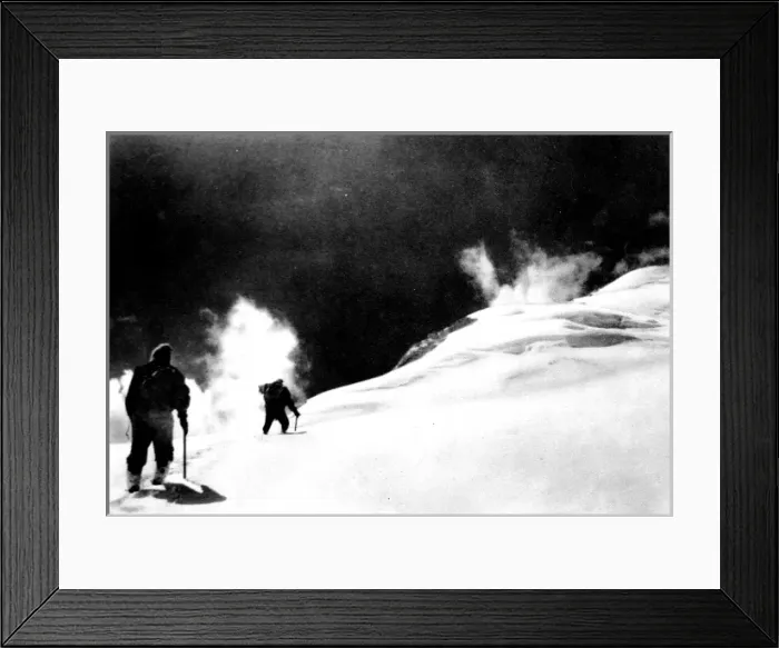 Framed Print : Climbers on Chomolhari, Bhutan, May 1937 Framed Print : Climbers on Chomolhari, Bhutan, May 1937
