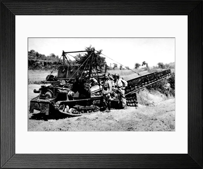 Framed Print : Italian Bridge-layer on Army Manoevres, 1936 Framed Print : Italian Bridge-layer on Army Manoevres, 1936