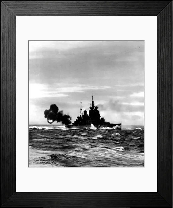 Framed Print : HMS Duke of York, 1943 Framed Print : HMS Duke of York, 1943
