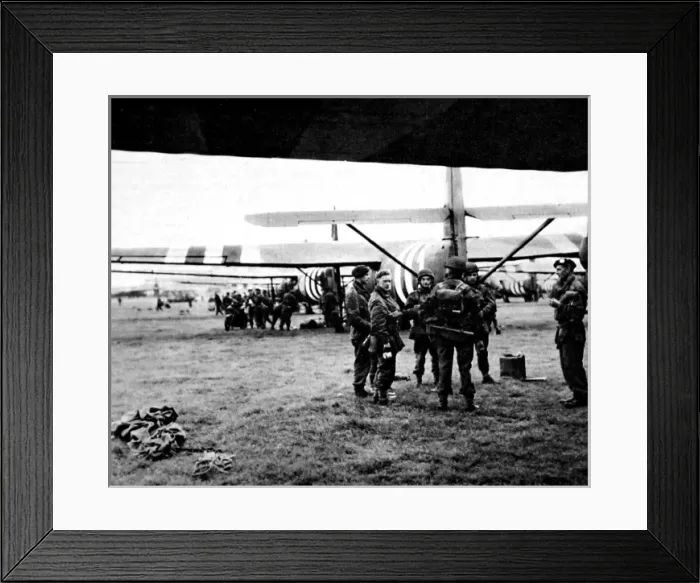 Framed Print : Gliders ready for Operation Market Garden Second World War Framed Print : Gliders ready for Operation Market Garden Second World War