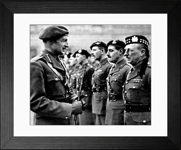 Framed Print : Lt. -General A. F. M. Browning, Major R. H. Cain and Lt. -Colonel Framed Print : Lt. -General A. F. M. Browning, Major R. H. Cain and Lt. -Colonel