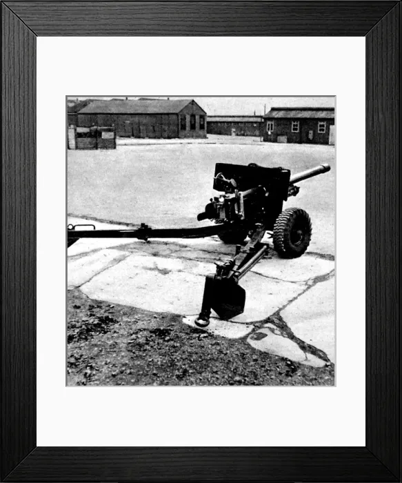 Framed Print : British 6-Pounder Anti-Tank Gun; Second World War, 1944 Framed Print : British 6-Pounder Anti-Tank Gun; Second World War, 1944