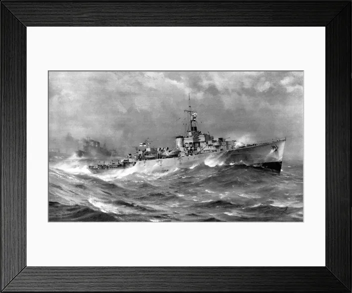 Framed Print : HMS Helmsdale, North Atlantic, 1944 Framed Print : HMS Helmsdale, North Atlantic, 1944