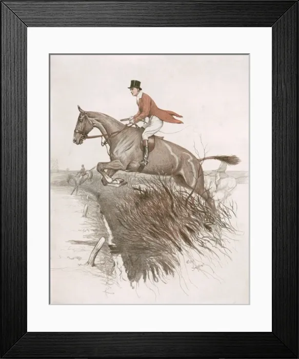 Framed Print : Prince of Wales hunting Framed Print : Prince of Wales hunting
