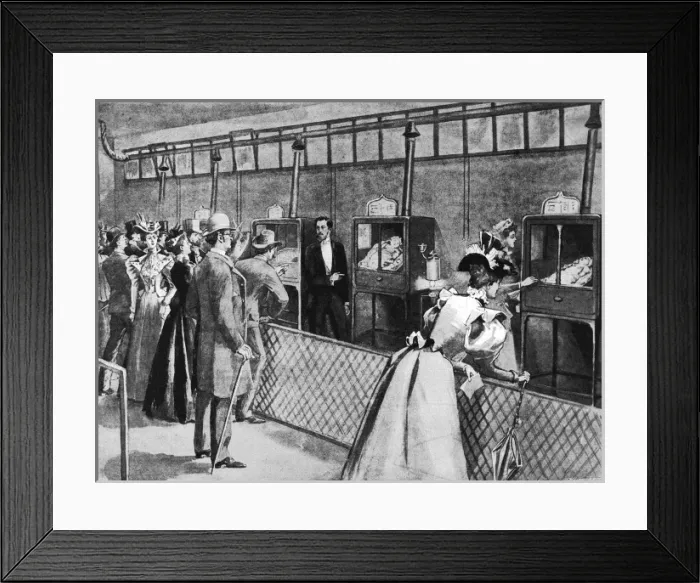 Framed Print : Baby incubators at the Berlin Exhibition Framed Print : Baby incubators at the Berlin Exhibition