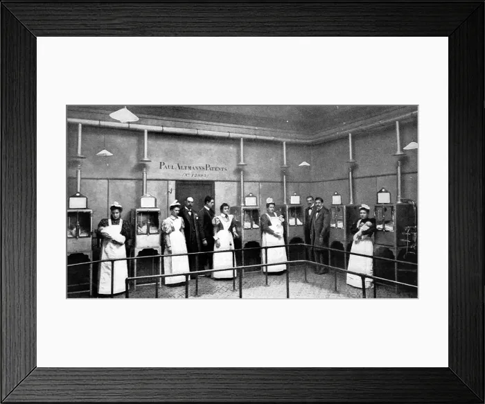 Framed Print : An incubator nursery