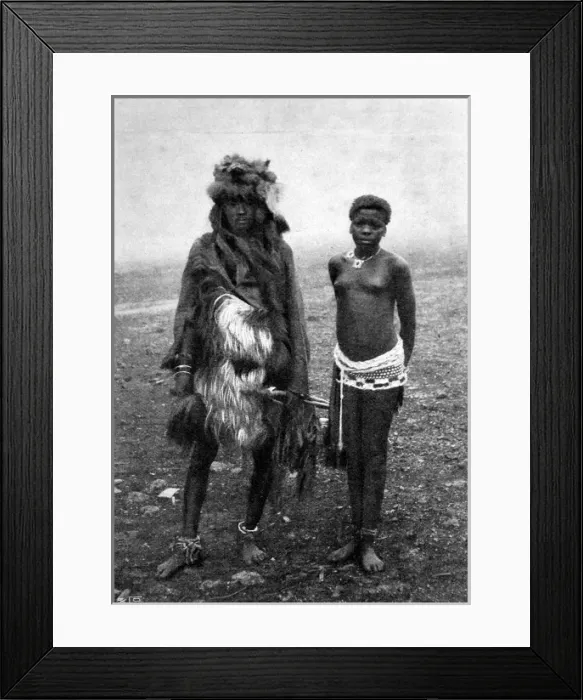 Framed Print : A Witch Doctor and his bride