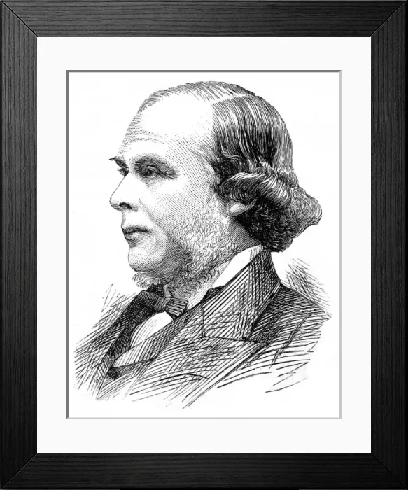 Framed Print : Portrait of Sir Joseph Lister Framed Print : Portrait of Sir Joseph Lister