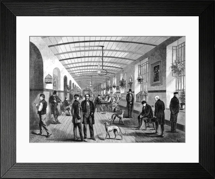 Framed Print : The Royal Hospital of Bethlehem; gallery for men Framed Print : The Royal Hospital of Bethlehem; gallery for men