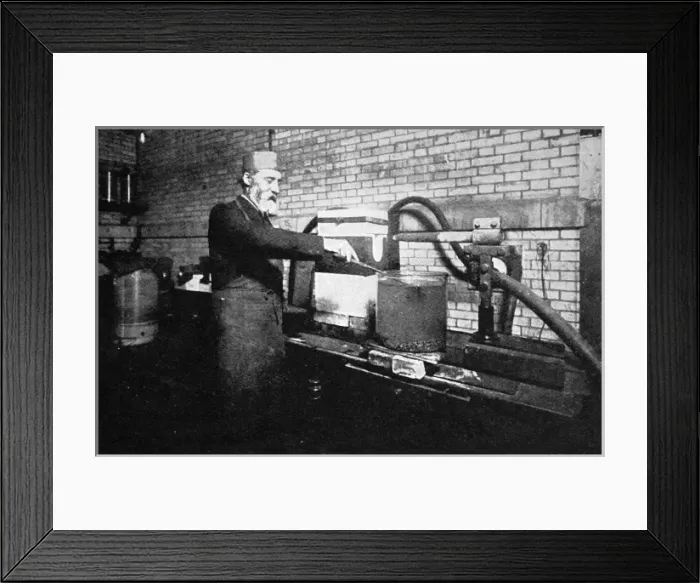 Framed Print : M. Moissans diamond experiments Framed Print : M. Moissans diamond experiments