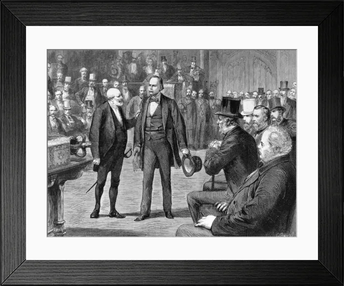 Framed Print : Mr Bradlaugh and the Oath of Allegiance Framed Print : Mr Bradlaugh and the Oath of Allegiance