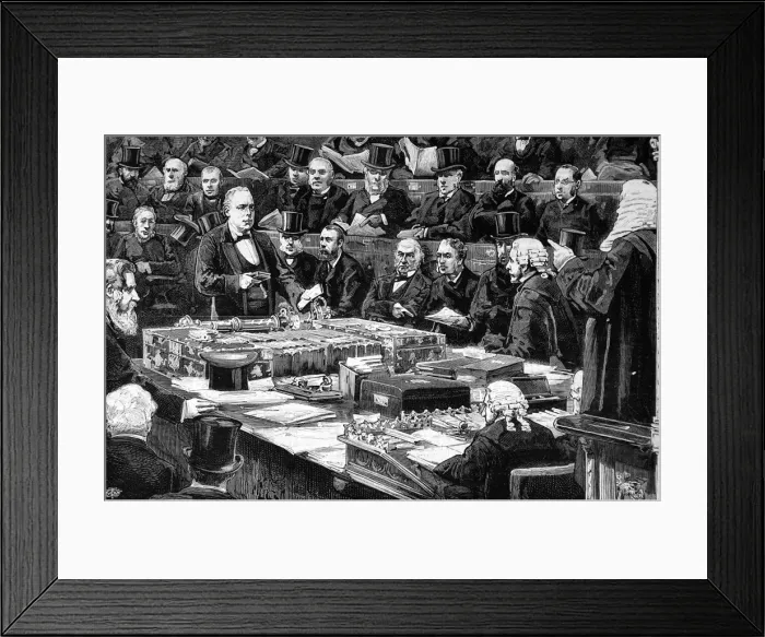 Framed Print : Mr Bradlaugh in the House of Commons Framed Print : Mr Bradlaugh in the House of Commons