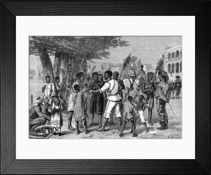 Framed Print : Zulu wars. Zulu women selling sugar cane in Pietrmaritzburg Framed Print : Zulu wars. Zulu women selling sugar cane in Pietrmaritzburg