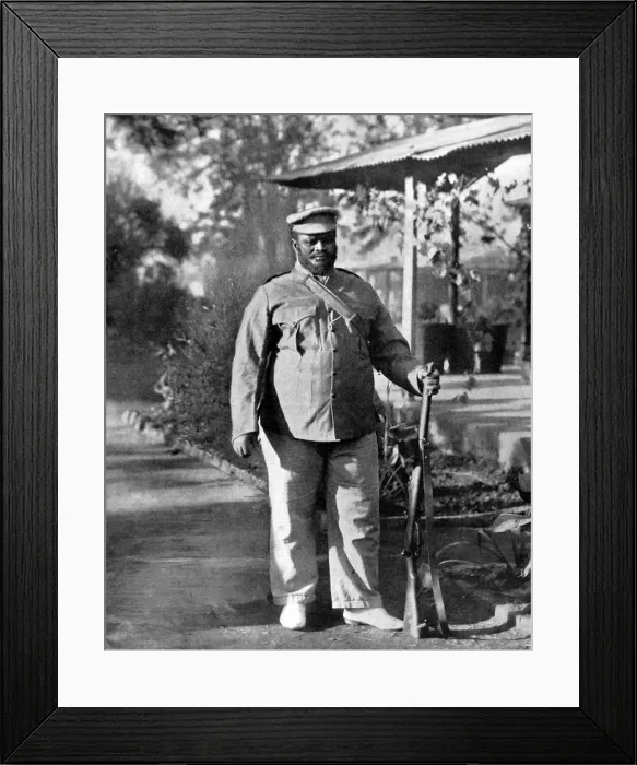 Framed Print : The Zulu wars. Dinizulu, Cetewayo(Cetshwayo)s son, Chief of Framed Print : The Zulu wars. Dinizulu, Cetewayo(Cetshwayo)s son, Chief of