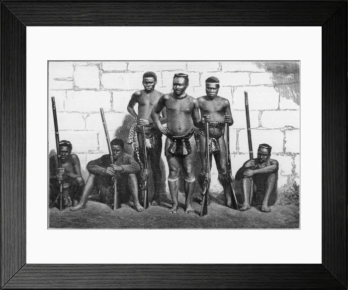 Framed Print : Zulu War, Dabulamanzi 1879 Framed Print : Zulu War, Dabulamanzi 1879