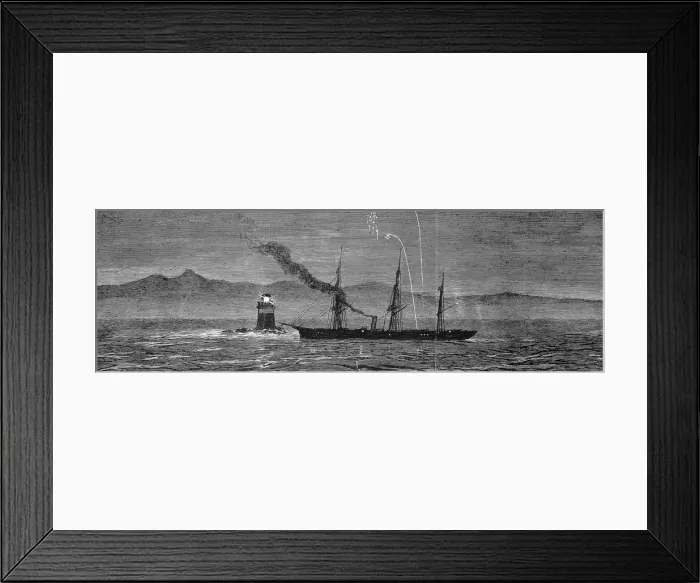 Framed Print : The Zulu war. The transport steamer City of Paris Framed Print : The Zulu war. The transport steamer City of Paris