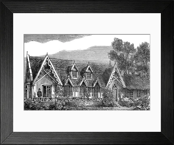 Framed Print : The Zulu war. Residence of Bishop Colenso at Bishopstowe Framed Print : The Zulu war. Residence of Bishop Colenso at Bishopstowe