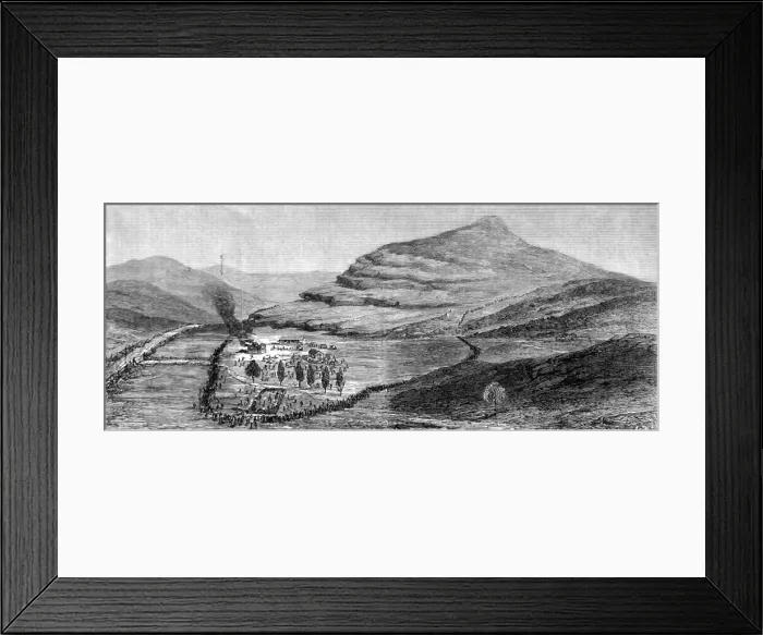 Framed Print : The Zulu war. The defence of Rorkes Drift, January 22nd 187 Framed Print : The Zulu war. The defence of Rorkes Drift, January 22nd 187