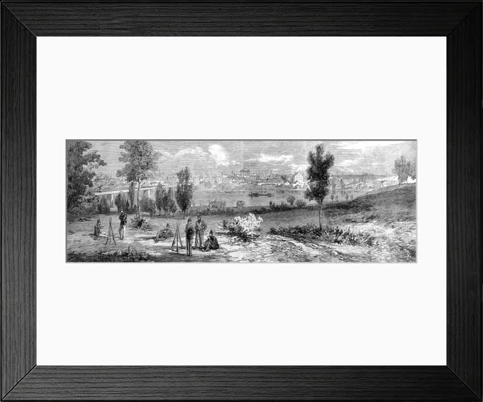Framed Print : The Civil war in America; view of Richmond, the capital of V Framed Print : The Civil war in America; view of Richmond, the capital of V