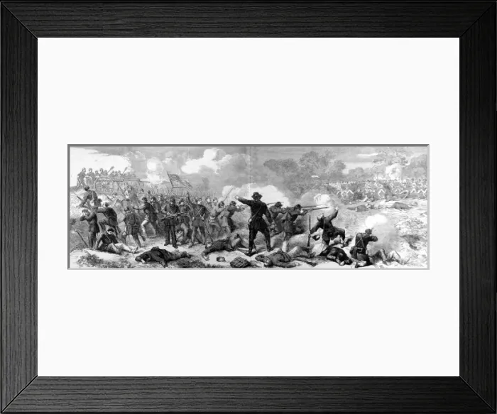 Framed Print : The Civil war in America: The lazy stand made by the Federal Framed Print : The Civil war in America: The lazy stand made by the Federal