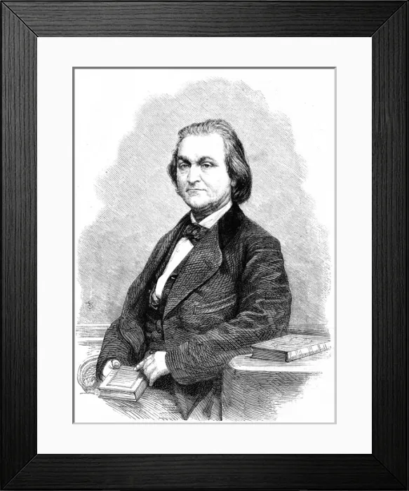 Framed Print : The civil war in America. Portrait of Mr Yancey, commissione