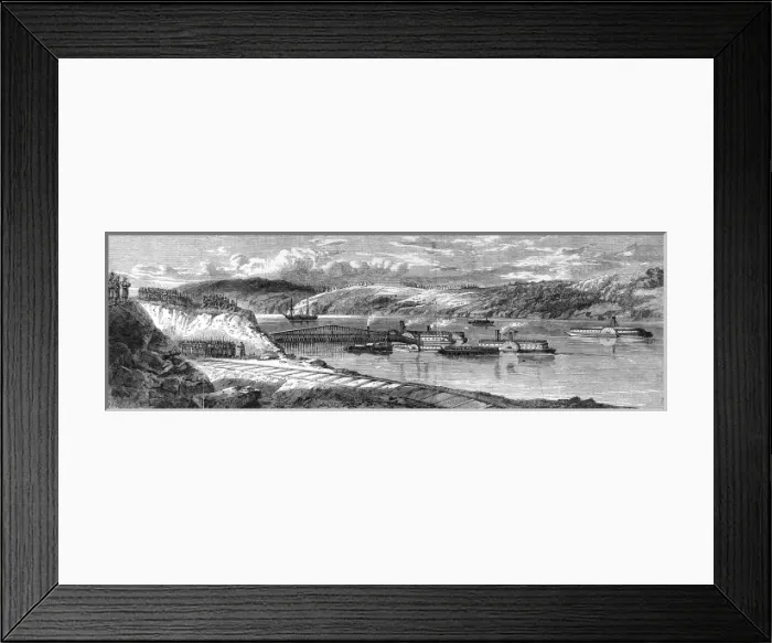 Framed Print : The Civil War in America. Embarkation of a portion of the ar