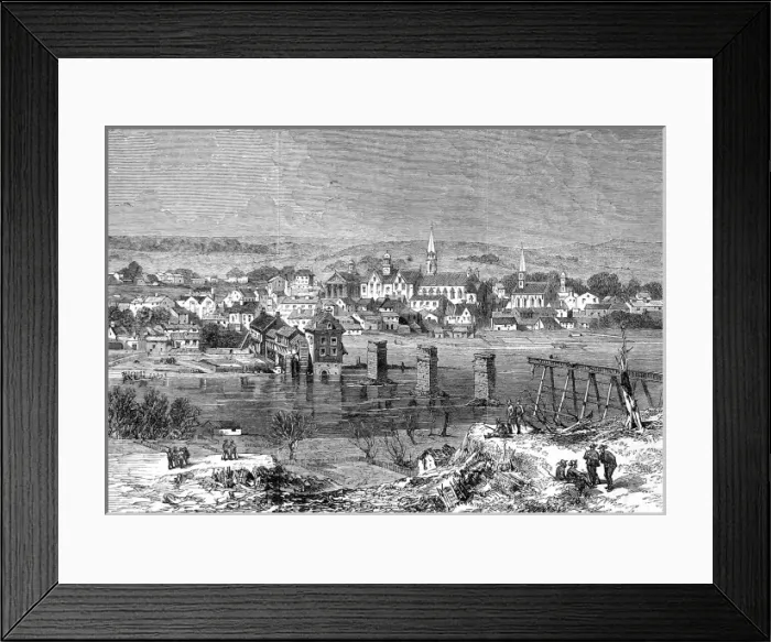 Framed Print : The Civil War in America. Fredericksburg Framed Print : The Civil War in America. Fredericksburg