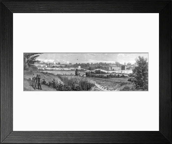 Framed Print : Petersburg, Virginia; American Civil War, 1864 Framed Print : Petersburg, Virginia; American Civil War, 1864