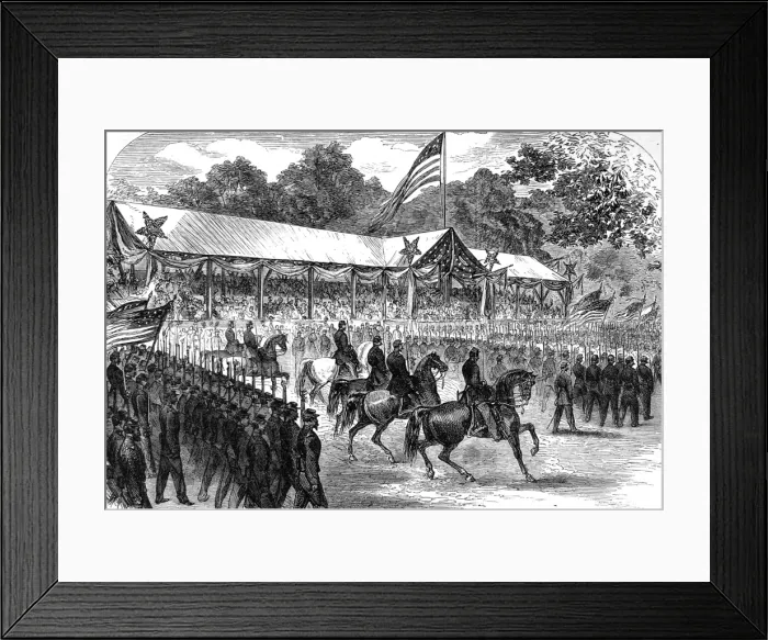 Framed Print : Grand Review of the Union Army, Washington, 1865 Framed Print : Grand Review of the Union Army, Washington, 1865