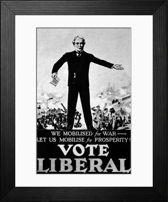 Framed Print : Liberal Party Poster, We Mobilised for War - Let us Mobilis Framed Print : Liberal Party Poster, We Mobilised for War - Let us Mobilis