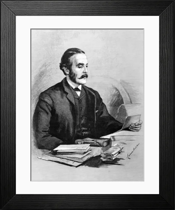 Framed Print : Arthur James Balfour, 1st Earl of Balfour, (1848-1930) Framed Print : Arthur James Balfour, 1st Earl of Balfour, (1848-1930)