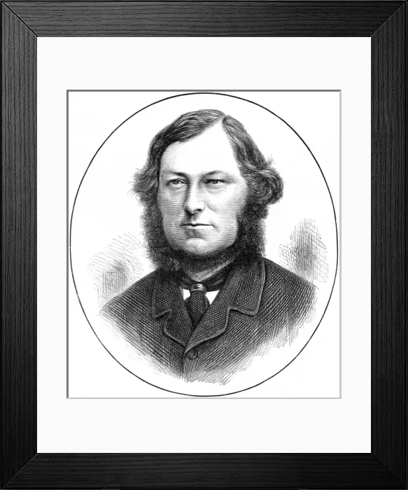 Framed Print : John Bonham-Carter MP, 1872