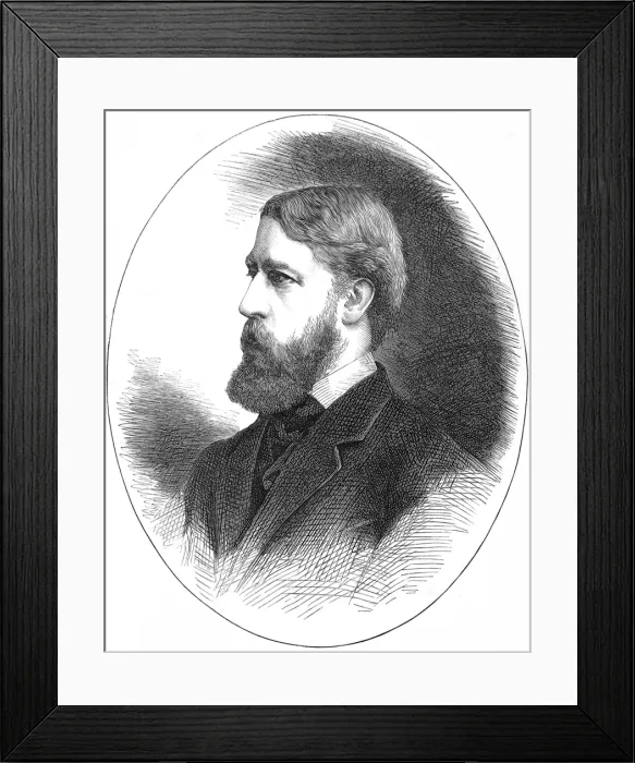 Framed Print : Spencer Cavendish, Marquis of Hartingdon (1833-1908) Framed Print : Spencer Cavendish, Marquis of Hartingdon (1833-1908)