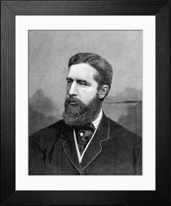 Framed Print : Spencer Cavendish, Marquis of Hartingdon (1833-1908) Framed Print : Spencer Cavendish, Marquis of Hartingdon (1833-1908)