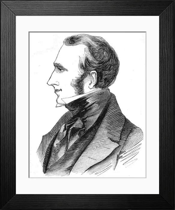 Framed Print : Lord Dudley Stuart, (1803-1854)